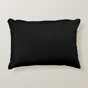 Spooky Colors - Black Accent Pillow