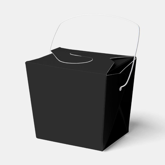 Spooky Colours - Black Favour Boxes (Front Side)