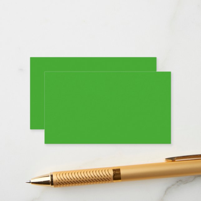 Spooky Colours - Bright Green Enclosure Card (Front/Back In Situ)