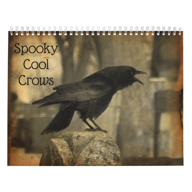 Spooky Cool Crows Calendar (Cover)