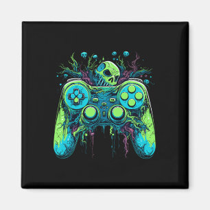 Spooky Cool Gaming Controller Video Game 1 Magnet