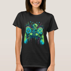 Spooky Cool Gaming Controller Video Game 1  T-Shirt