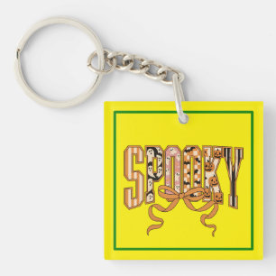 Spooky Coquette Halloween Aesthetic-66166 Key Ring