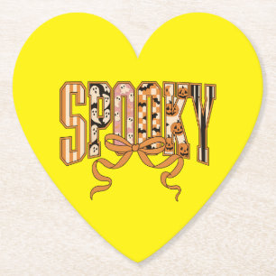 Spooky Coquette Halloween Aesthetic-66166 Paper Coaster