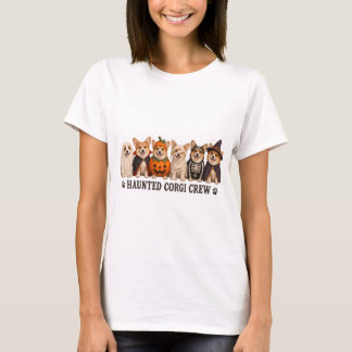 Spooky Corgi Dogs in Halloween Costumes T-Shirt