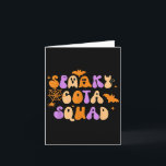 Spooky Cota Squad Certified Occupational Therapy H Card<br><div class="desc">Spooky Cota Squad Certified Occupational Therapy Halloween</div>