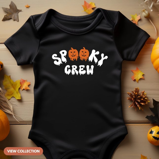 Spooky Crew Halloween Matching Family Baby Bodysuit (Creator Uploaded)