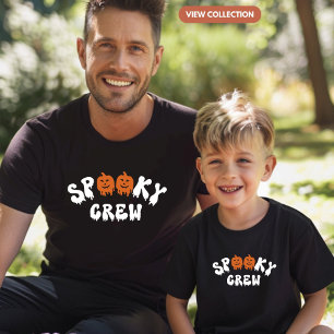 Spooky Crew Halloween Matching Family Men's T-Shirt