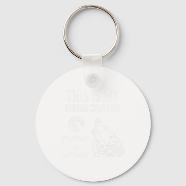 Spooky Crow With Knife  Key Ring (Front)