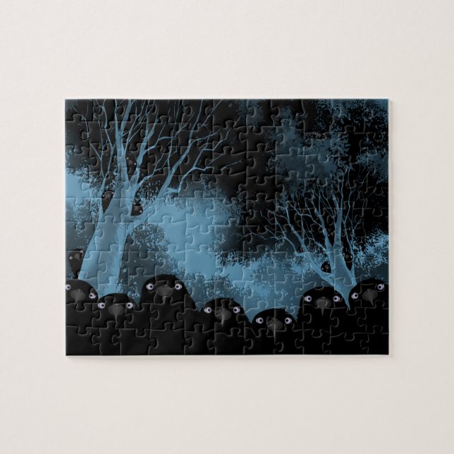 Spooky Crows Puzzle (Horizontal)