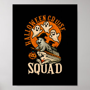 Spooky Cruise Halloween Cruise Squad Costume Cruis Poster
