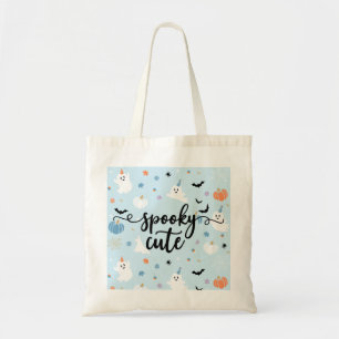 Spooky Cute Baby Blue Ghost Halloween Tote Bag