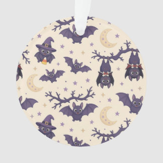 Spooky Cute Bats Acrylic Ornament