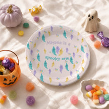 Spooky Cute Colourful Halloween Ghost Birthday
