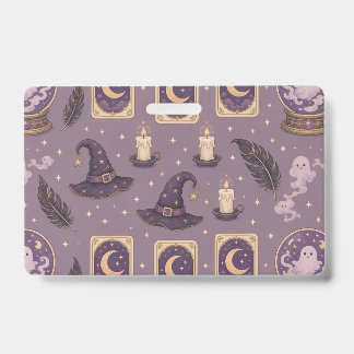 Spooky Cute Crystal Balls Badge ID Badge