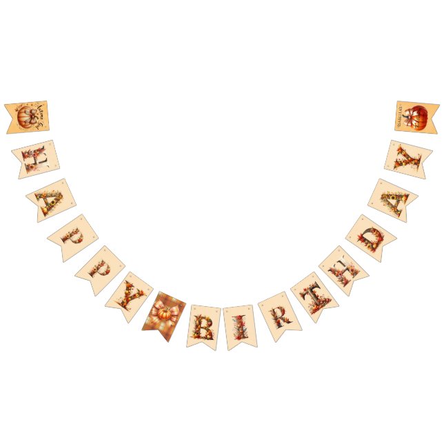 Spooky Cute First Birthday Halloween Bunting Banne Bunting (All)