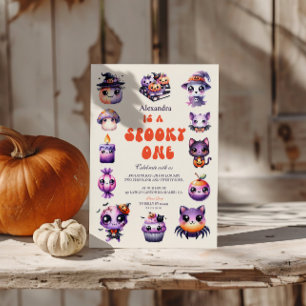 Spooky Cute First Birthday  Invitation