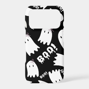 Spooky Cute Ghost Bows Pattern iPhone 17 Pro Case