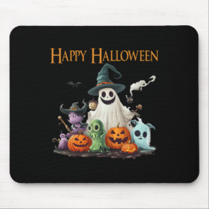 Spooky Cute Ghost Halloween Costume Happy Hallowee Mouse Pad