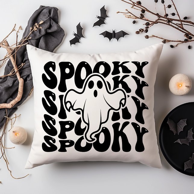 Spooky Cute Ghost Halloween Cushion (Creator Uploaded)