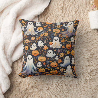Spooky Cute Ghost Halloween Cushion