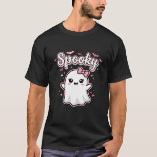 Spooky Cute Ghost Halloween Kawaii Design T-Shirt