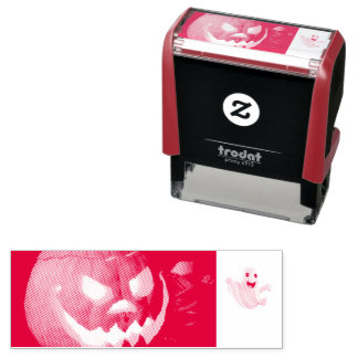 Spooky Cute Ghost Halloween Self-inking Stamp