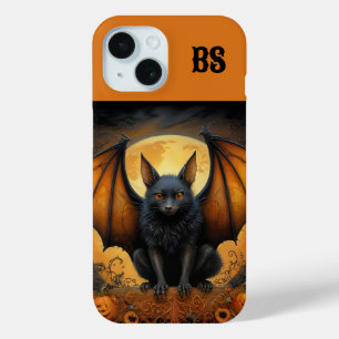 Spooky cute Halloween bat in Disguise iPhone 15 Case