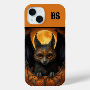 Spooky cute Halloween bat in Disguise iPhone 15 Case