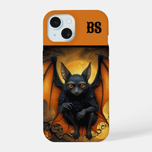 Spooky cute Halloween bat in Disguise iPhone 15 Case