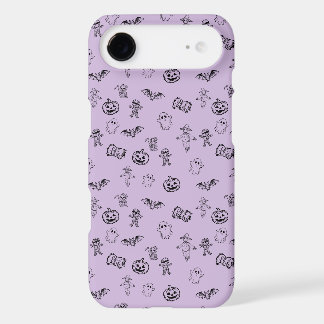 Spooky Cute Halloween Doodle Pattern
