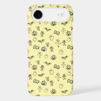Spooky Cute Halloween Doodle Pattern
