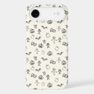 Spooky Cute Halloween Doodle Pattern