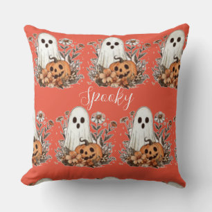 Spooky cute Halloween ghost Cushion