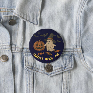 Spooky Cute Halloween – Ghosts, Bats & Candy 7.5 Cm Round Badge