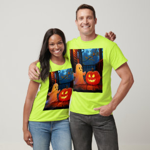 Spooky Cute Halloween Glow Design T-Shirt