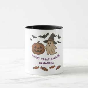 Spooky Cute Halloween Mug – Boos, Bats & Treats
