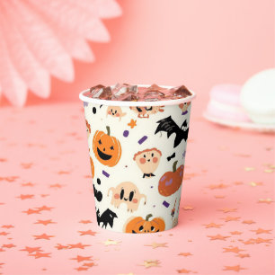 Spooky Cute Halloween Paper Cups. Paper Cups