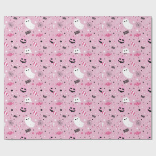 Spooky Cute Happy Halloween  Wrapping Paper