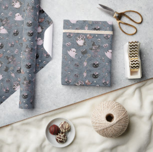 Spooky Cute Happy Halloween Wrapping Paper