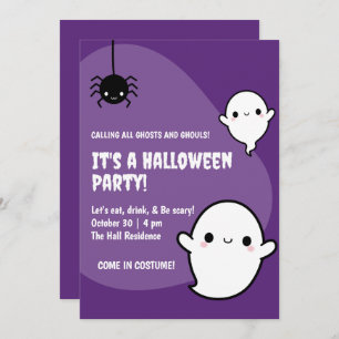 Spooky Cute Kawaii Halloween Ghost Party