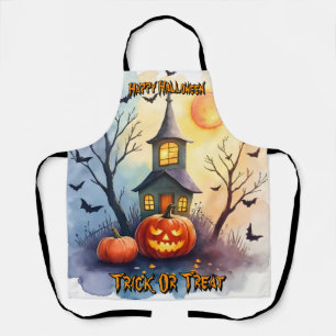 Spooky Cute Modern Halloween Collection Apron