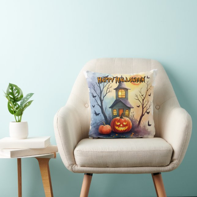 Spooky Cute Modern Halloween Collection Cushion (Chair)