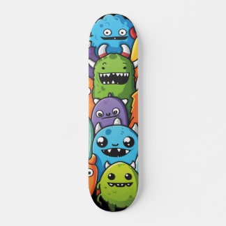Spooky Cute Monster Crew Skateboard