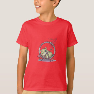 Spooky Cute Zombie Hamster Halloween Kawaii Monste T-Shirt