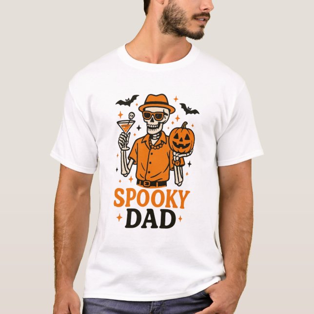 Spooky Dad T-Shirt – Funny Halloween (Front)