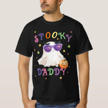 Spooky Daddy Bright Text Black Men's T-Shirt"