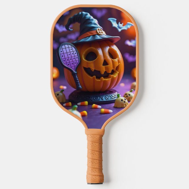 Spooky Dinks – Halloween Pickleball Fun Pickleball Paddle (Front)
