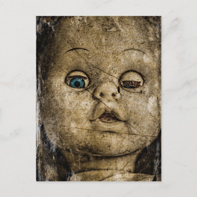 Spooky doll. postcard (Front)