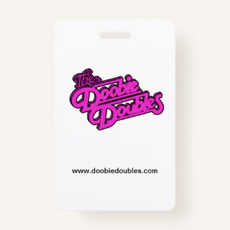 Spooky Doobie Doubles Halloween Name Tag ID Badge